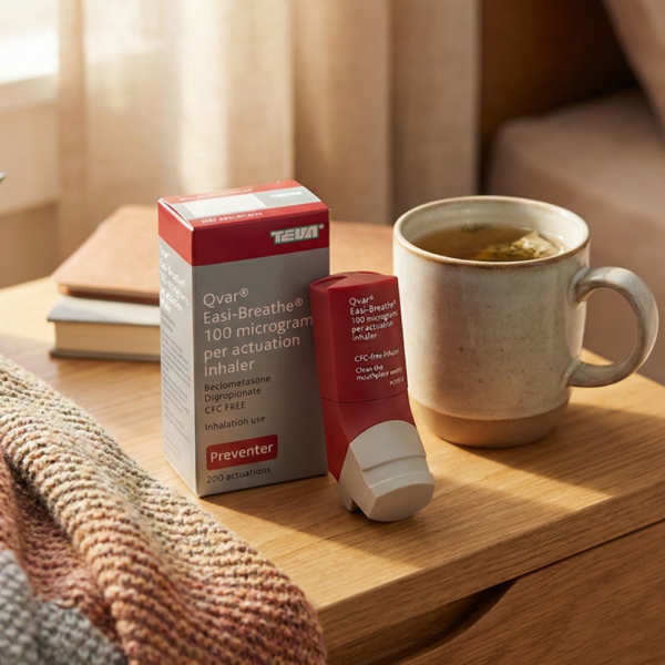 Qvar Easi-Breathe Inhaler (50mcg, 100mcg)