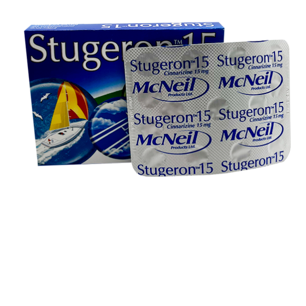 Stugeron (Cinnarizine) Tablets For Travel Sickness