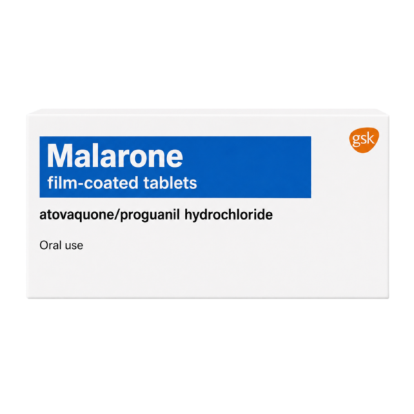 Malarone (Atovaquone & Proguanil) Tablets