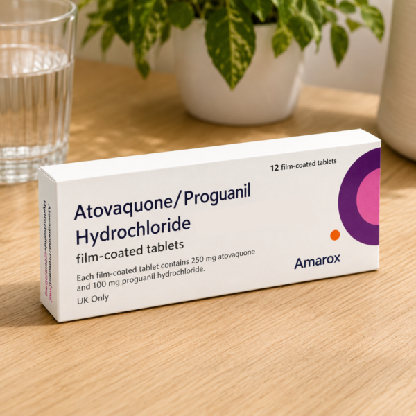 Malarone (Atovaquone & Proguanil) Tablets