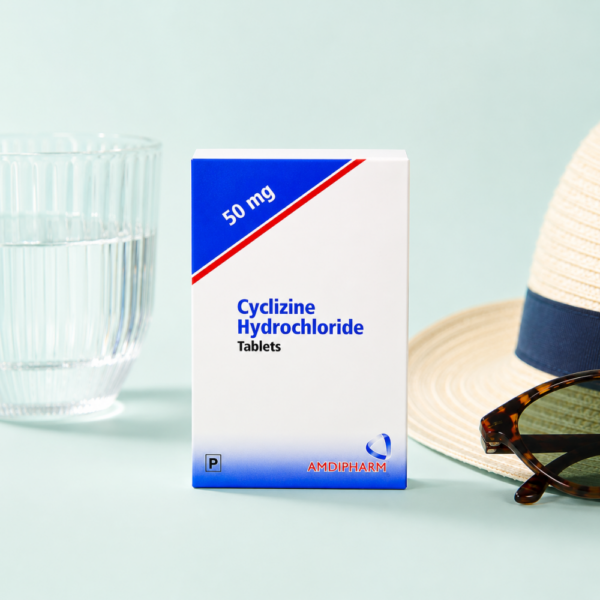 Cyclizine Tablets For Nausea (Anti-Sickness) (50mg)