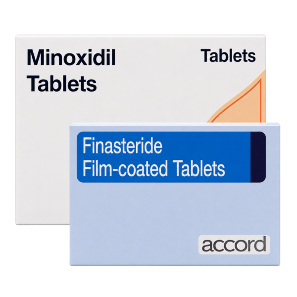 Minoxidil And Finasteride Tablets For Hair Loss