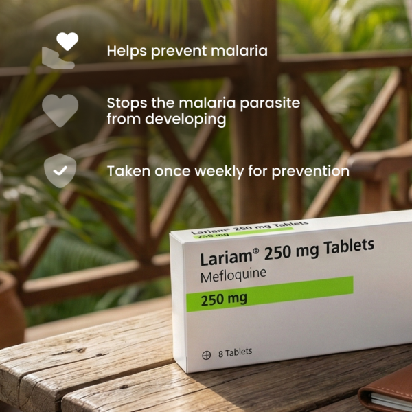Lariam (Mefloquine) 250mg Malaria Prevention Tablets