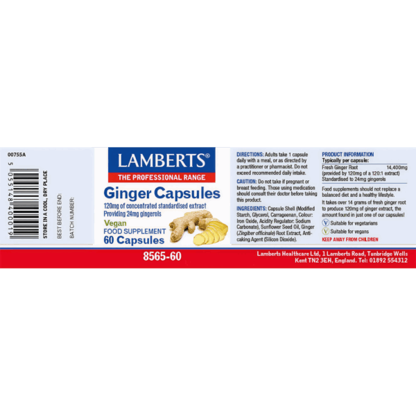 Lamberts Ginger Capsules