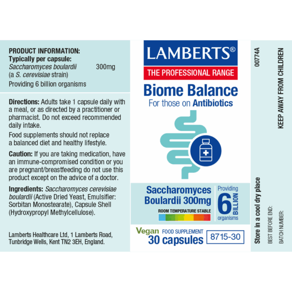 Lamberts Biome-Balance For Those On Antibiotics