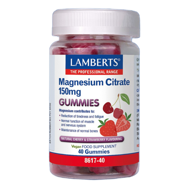 Lamberts Magnesium Citrate 150mg Gummies