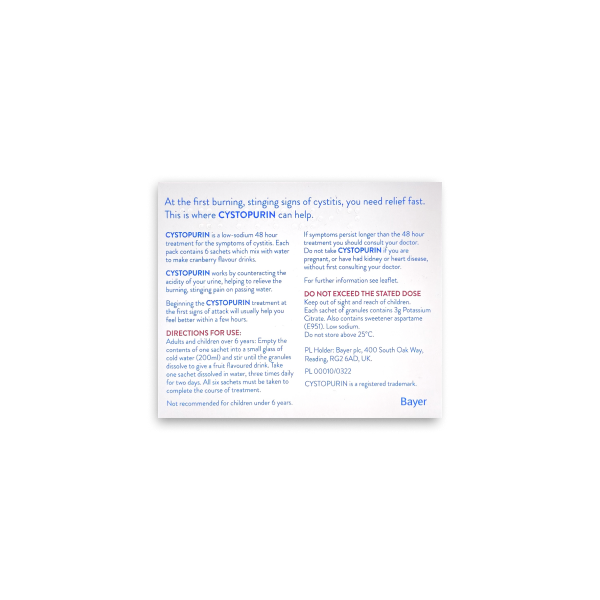 Cystopurin 3g Granules (Cystitis Relief)