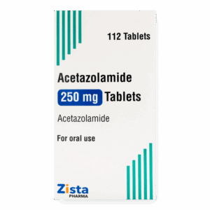 Acetazolamide 250mg Tablets For Altitude Sickness - FRONT