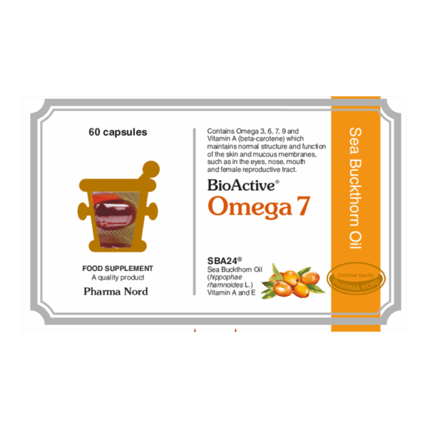 Front - BioActive Omega 7 Sea Buckthorn Oil Capsules