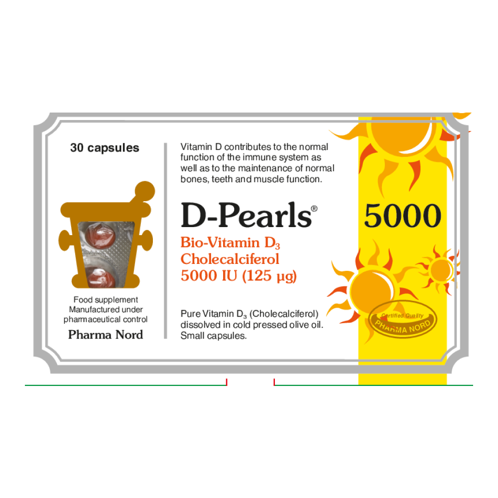 D-Pearls 5000IU Capsules