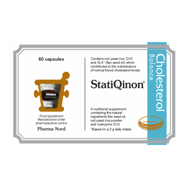 Front - StatiQinon Cholesterol Balance Capsules
