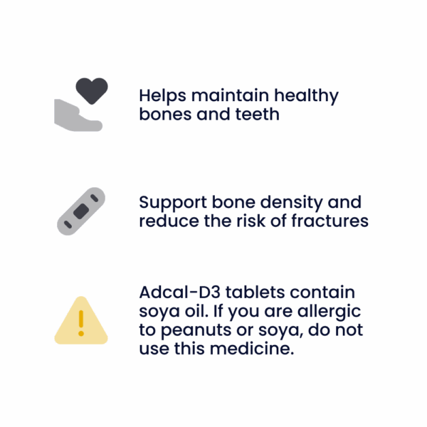Adcal D3 Tablets (Vitamin D & Calcium)