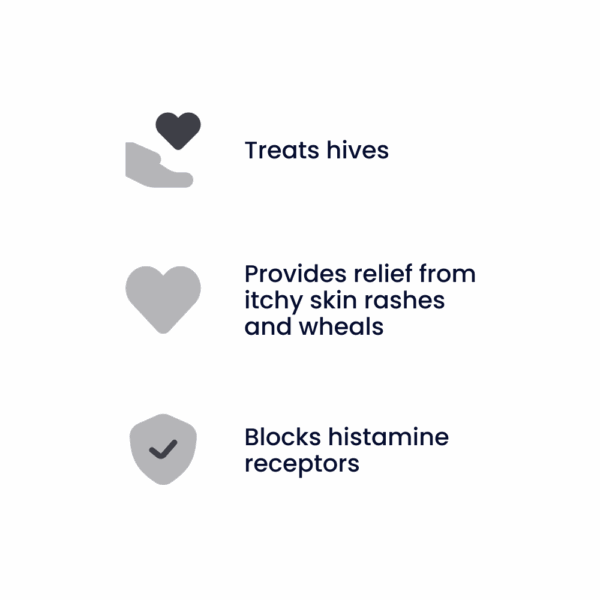 Allevia Hives 180mg Tablets