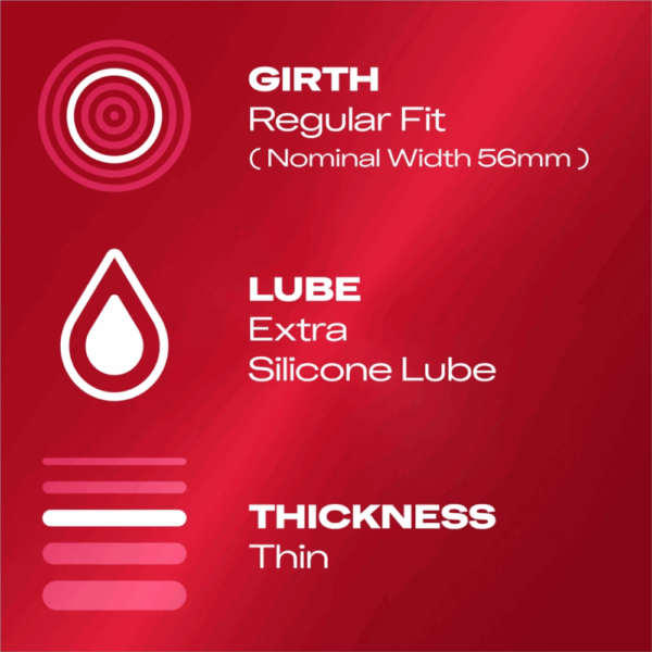 Durex Thin Feel Extra Lube Condoms