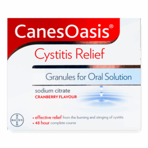 CanesOasis Cystitis Relief - FRONT