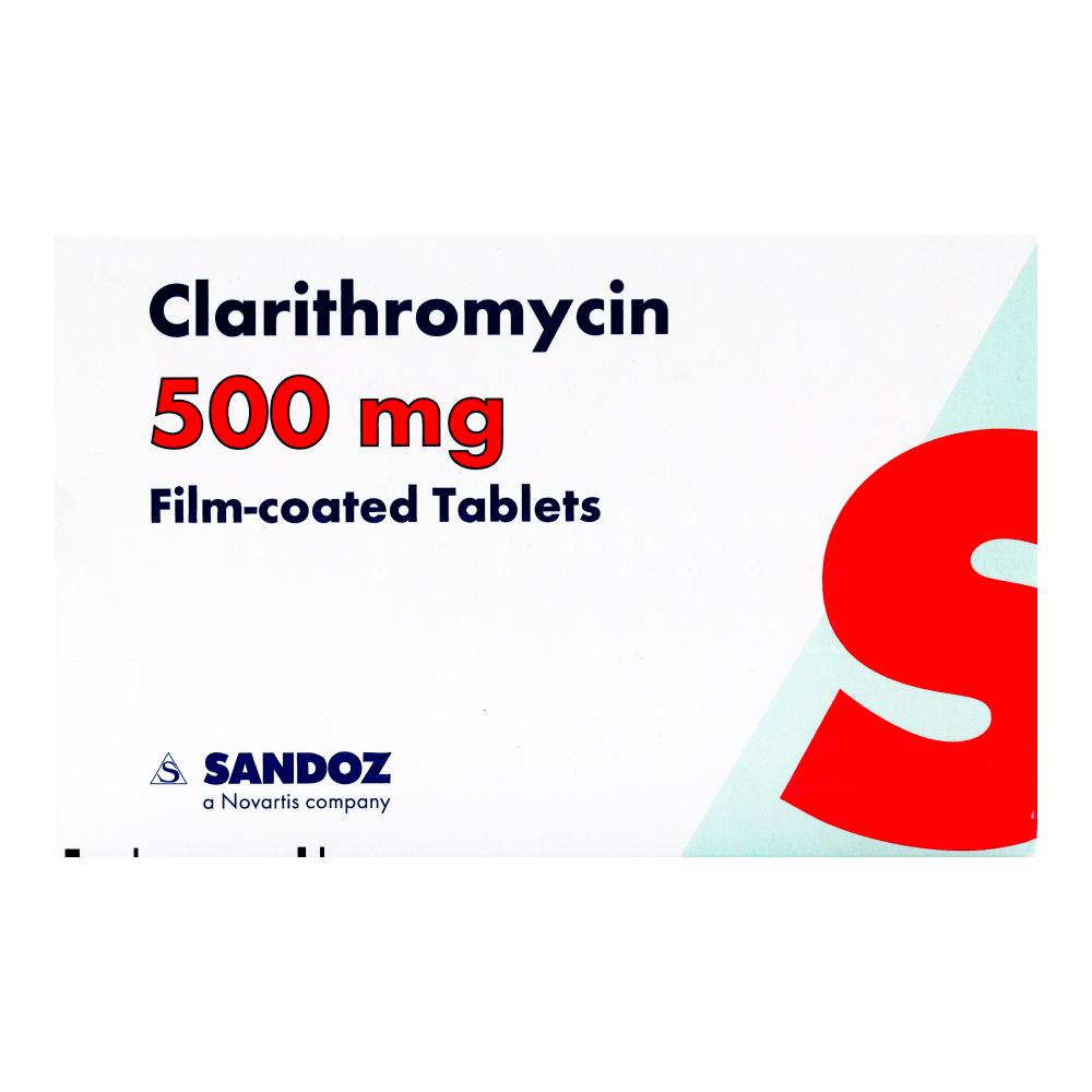 Clarithromycin Tablets For Bacterial Tonsillitis (500mg)