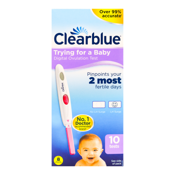 Clearblue Digital Ovulation Test Kit (10 Tests)