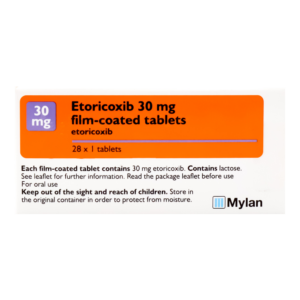 Etoricoxib 30mg Tablets for Pain and Inflammation