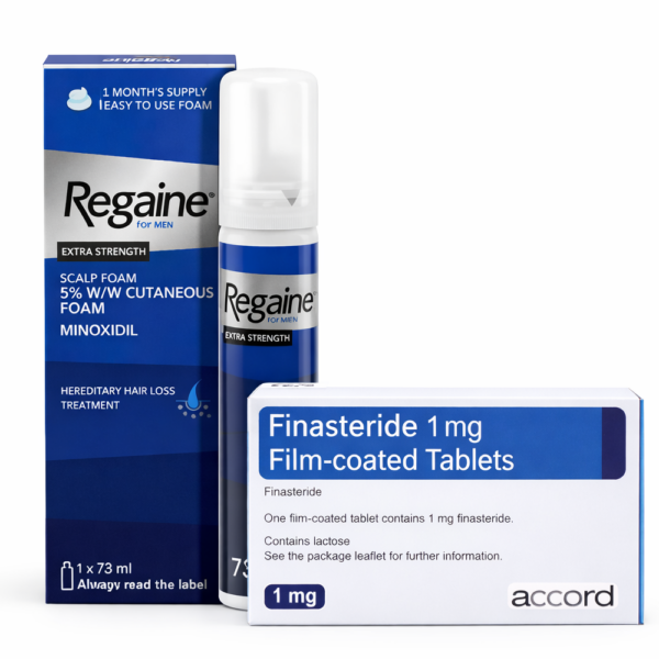 Hair Loss Combo Pack (Regaine & Finasteride)
